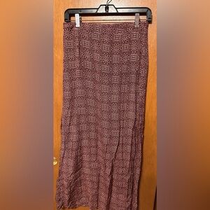 Women's boho full length skirt